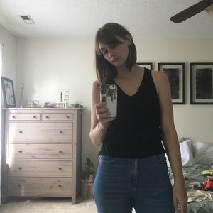 silence + noise tie back tank